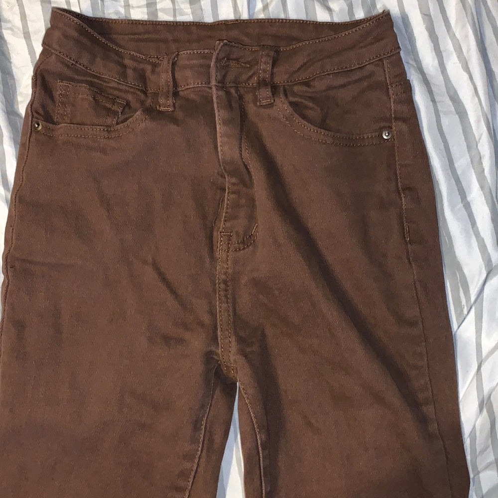 Brown corduroy pants